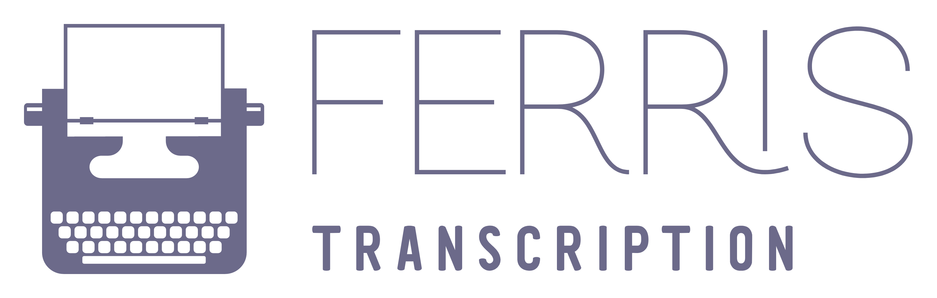 Ferris Transcription Services, Human transcription services, audio transcription